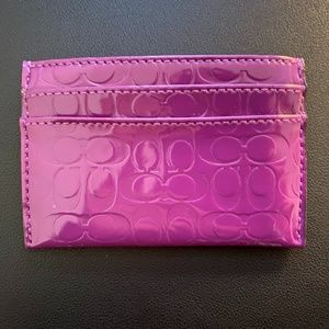 Coach Card Holder